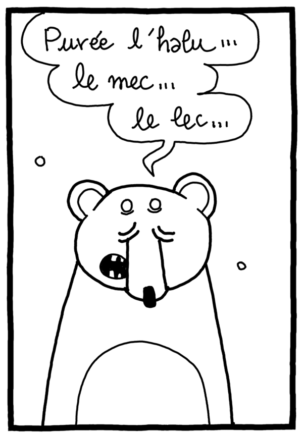 Extrait de Nounours est trop foncedé