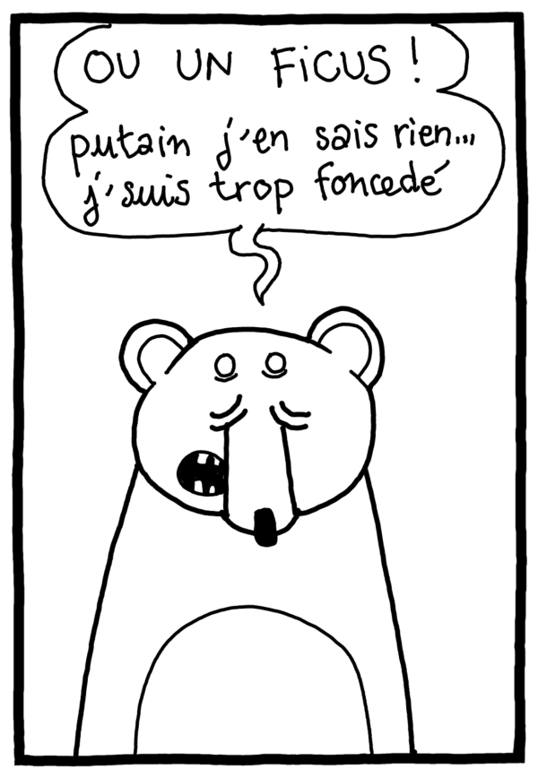 Extrait de Nounours est trop foncedé